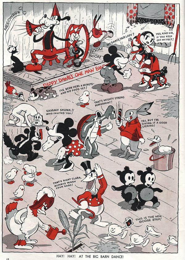 Mickey Mouse Magazine page