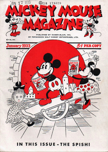 Mickey Mouse Magazine January 1933