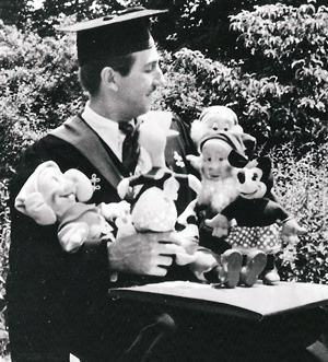 Walt with dolls