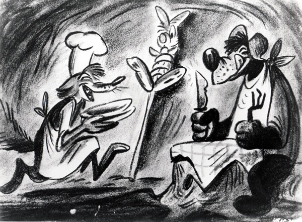 Bill Peet story sketch for Song of the South