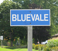 Bluevale sign