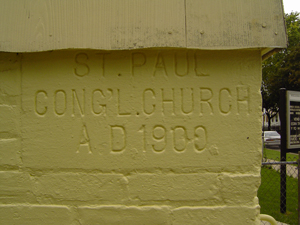 Church cornerstone