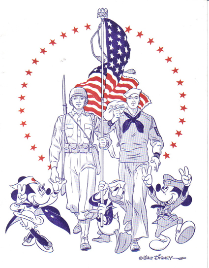 Disney WWII drawing