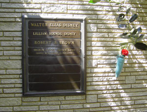 Disney grave marker